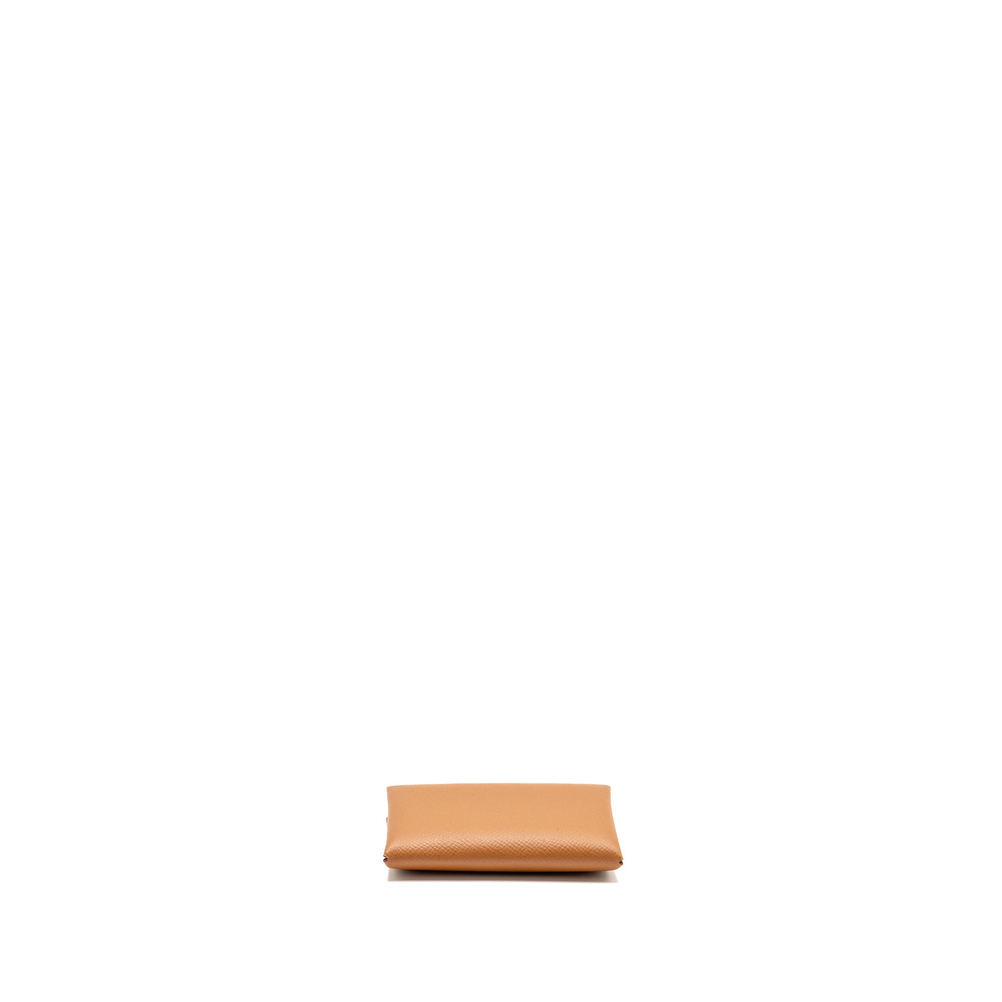 HERMES CALVI CARD HOLDER EPSOM GOLD SHW