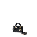 DIOR LADY D-JOY MICRO BAG LAMBSKIN BLACK LGHW