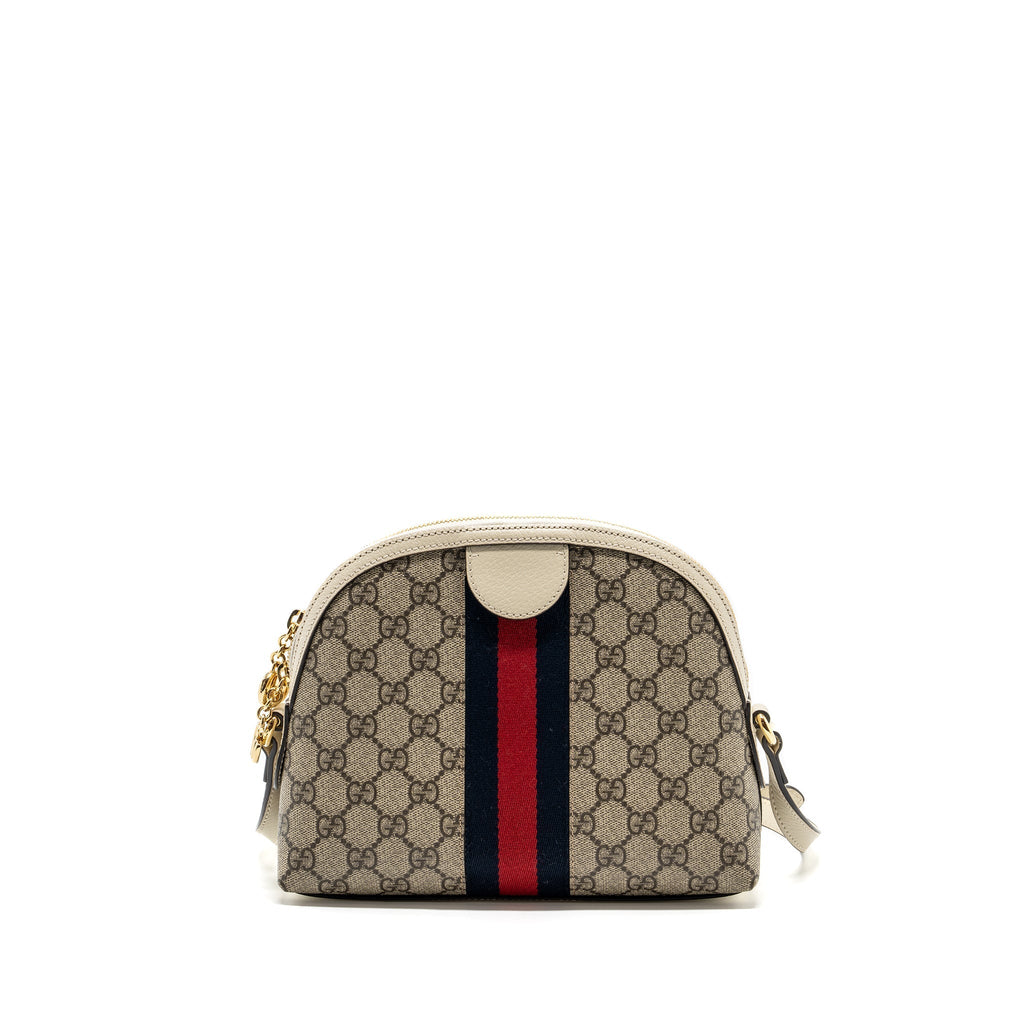 GUCCI OPHIDIA SHOULDER BAG GG SUPREME CANVAS GHW