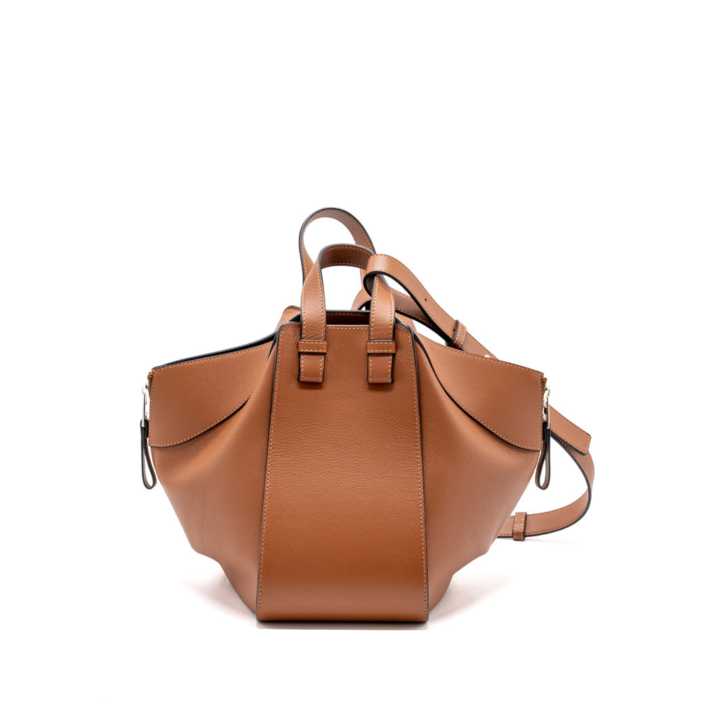 LOEWE SMALL HAMMOCK BAG CALFSKIN CARAMEL SHW