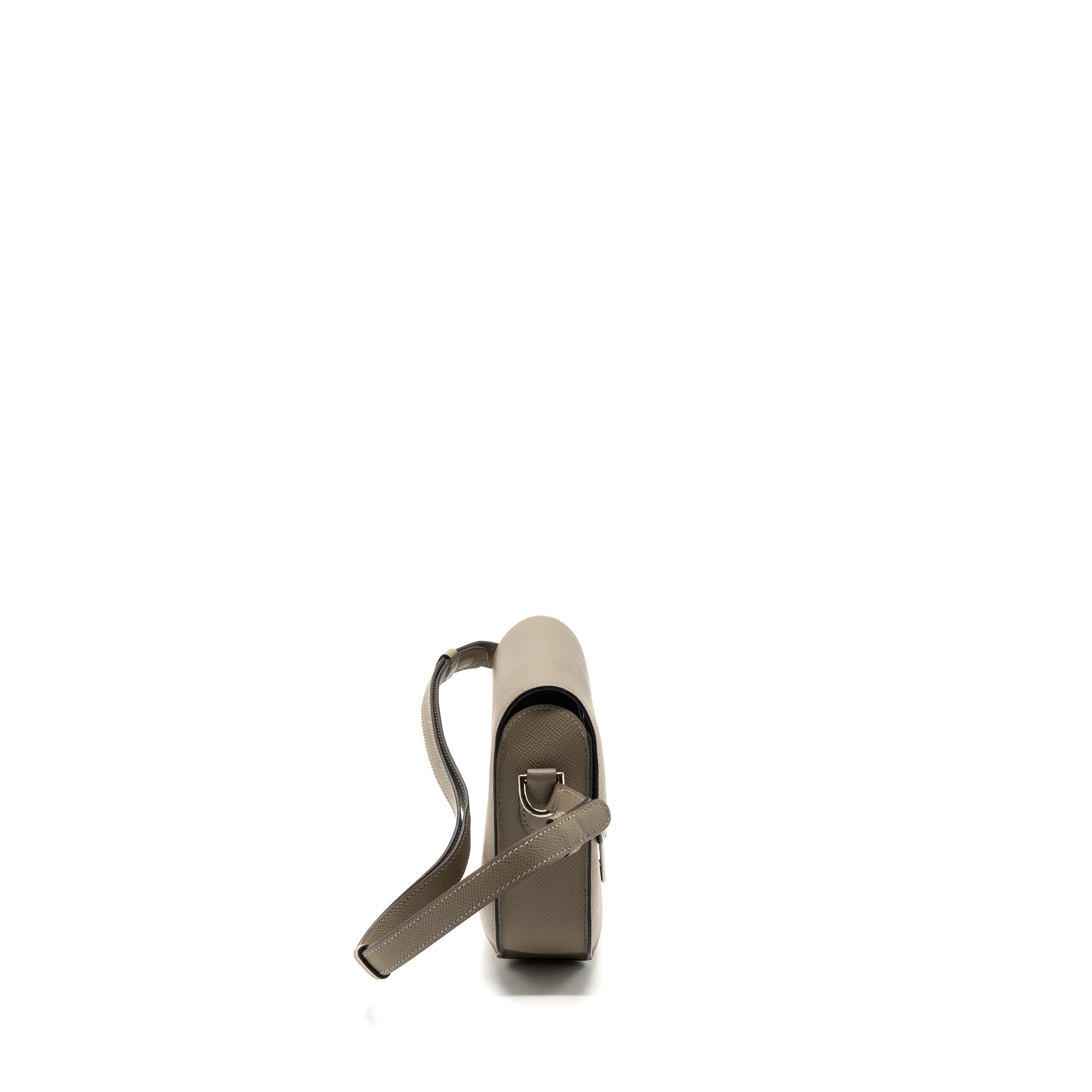 HERMES CHERCHE-MIDI SHOULDER BAG EPSON GRIS ASPHALTE  SHW