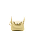 HERMES MINI LINDY II CLEMENCE JAUNE MILTON SHW