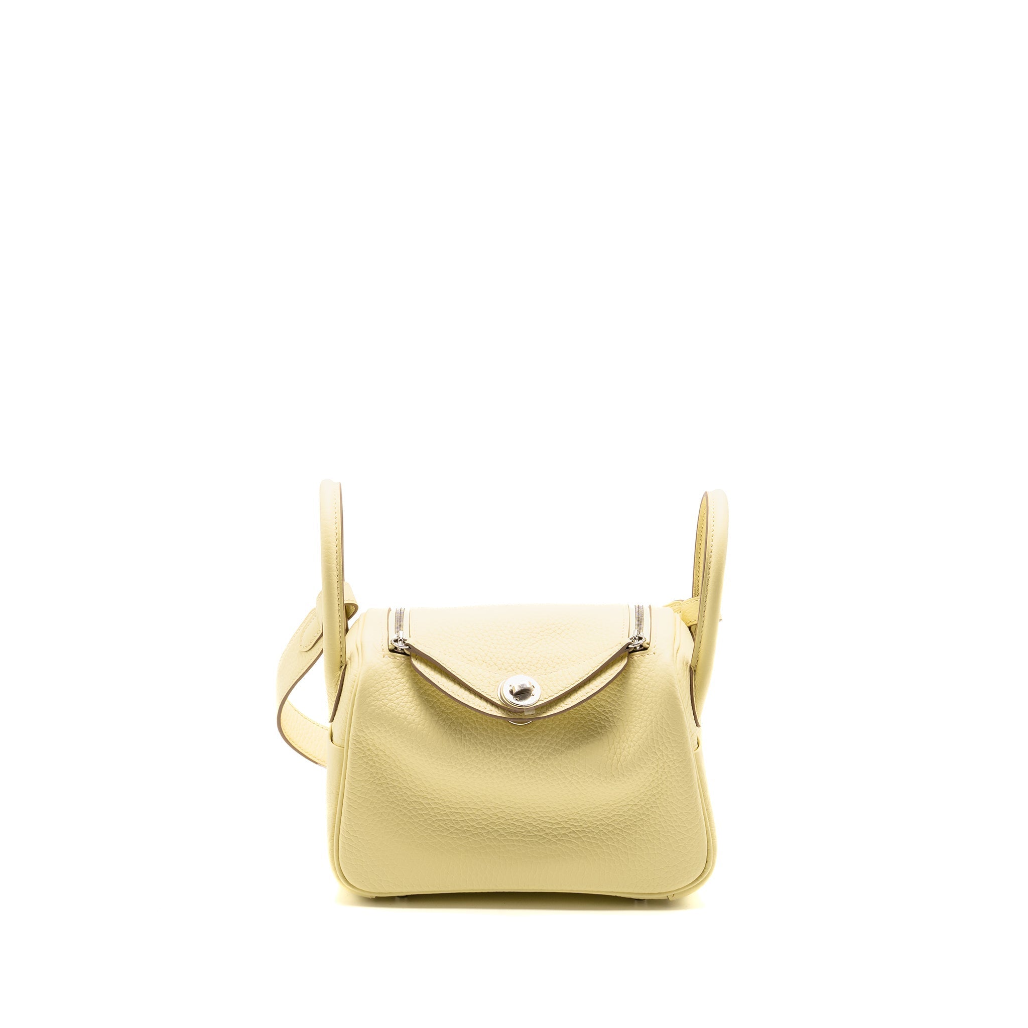 HERMES MINI LINDY II CLEMENCE JAUNE MILTON SHW