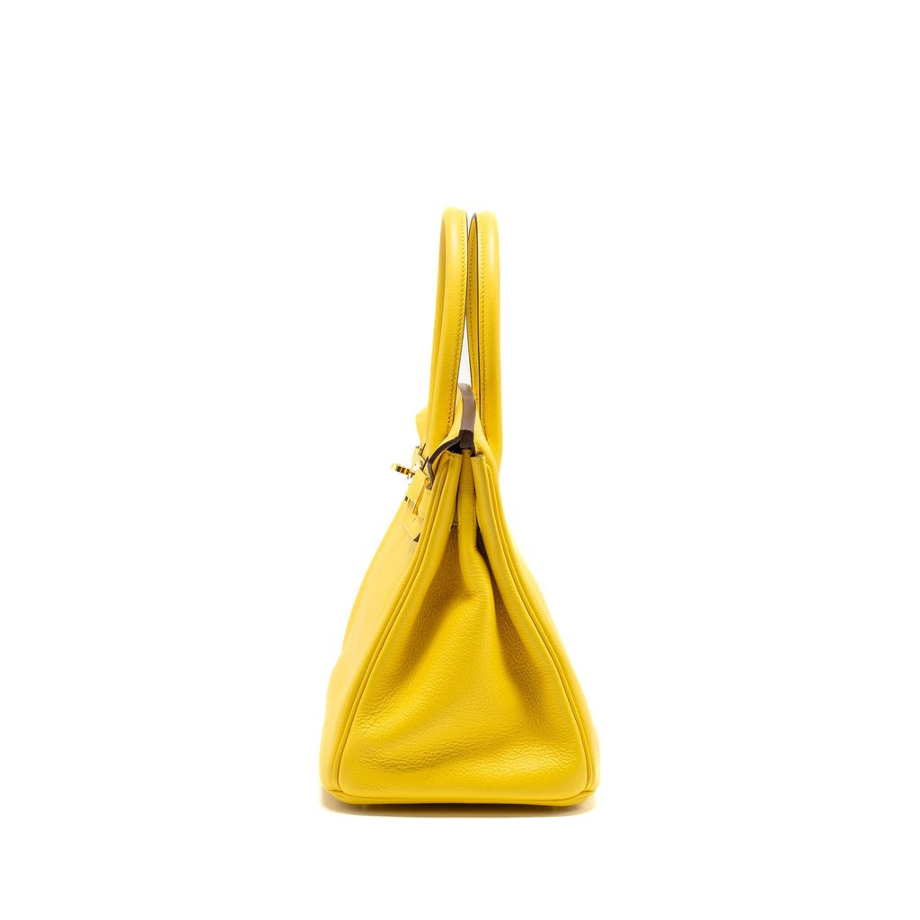 HERMES BIRKIN 30 TAURILLON NOVILLO JAUNE DE NAPLES GHW