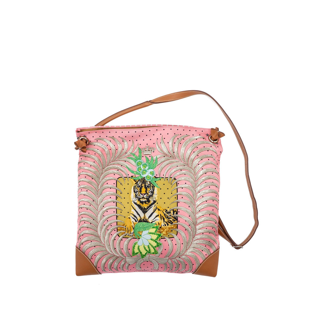 HERMES SILKCITY SHOULDER BAG MULTICOLOUR GOLD SHW