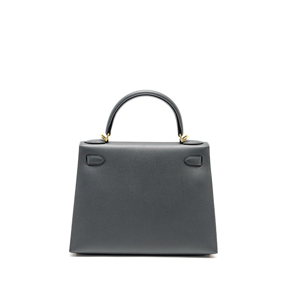 HERMES KELLY 28 EPSOM VERT AMANDE GHW