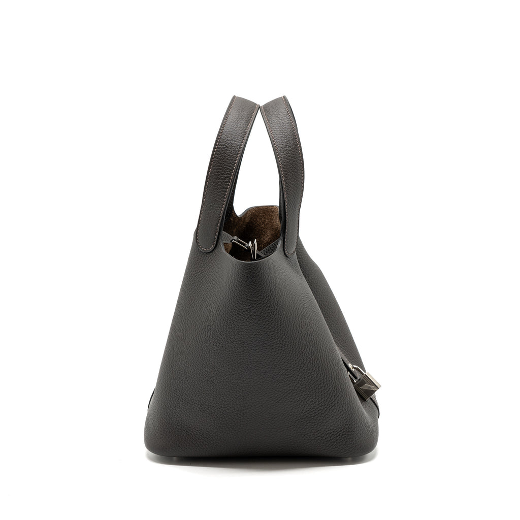HERMES PICOTIN 22 LOCK BAG CLEMENCE EBENE SHW