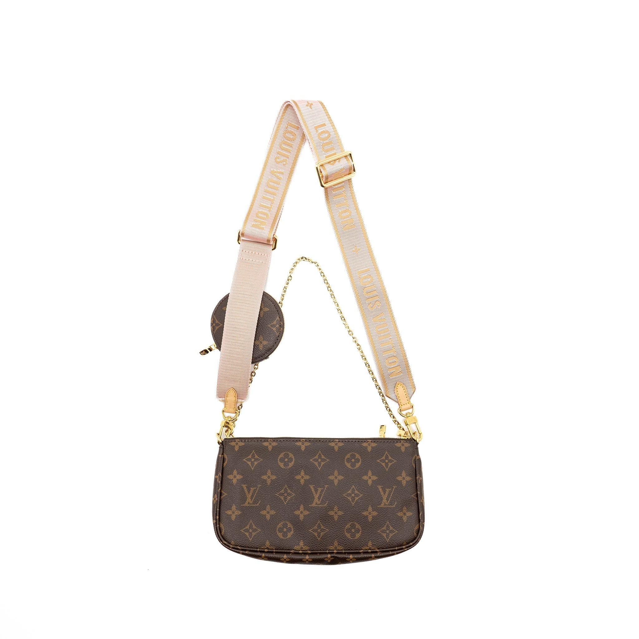 LOUIS VUITTON MULTI POCHETTE ACCESSORIES MONOGRAM CANVAS GHW