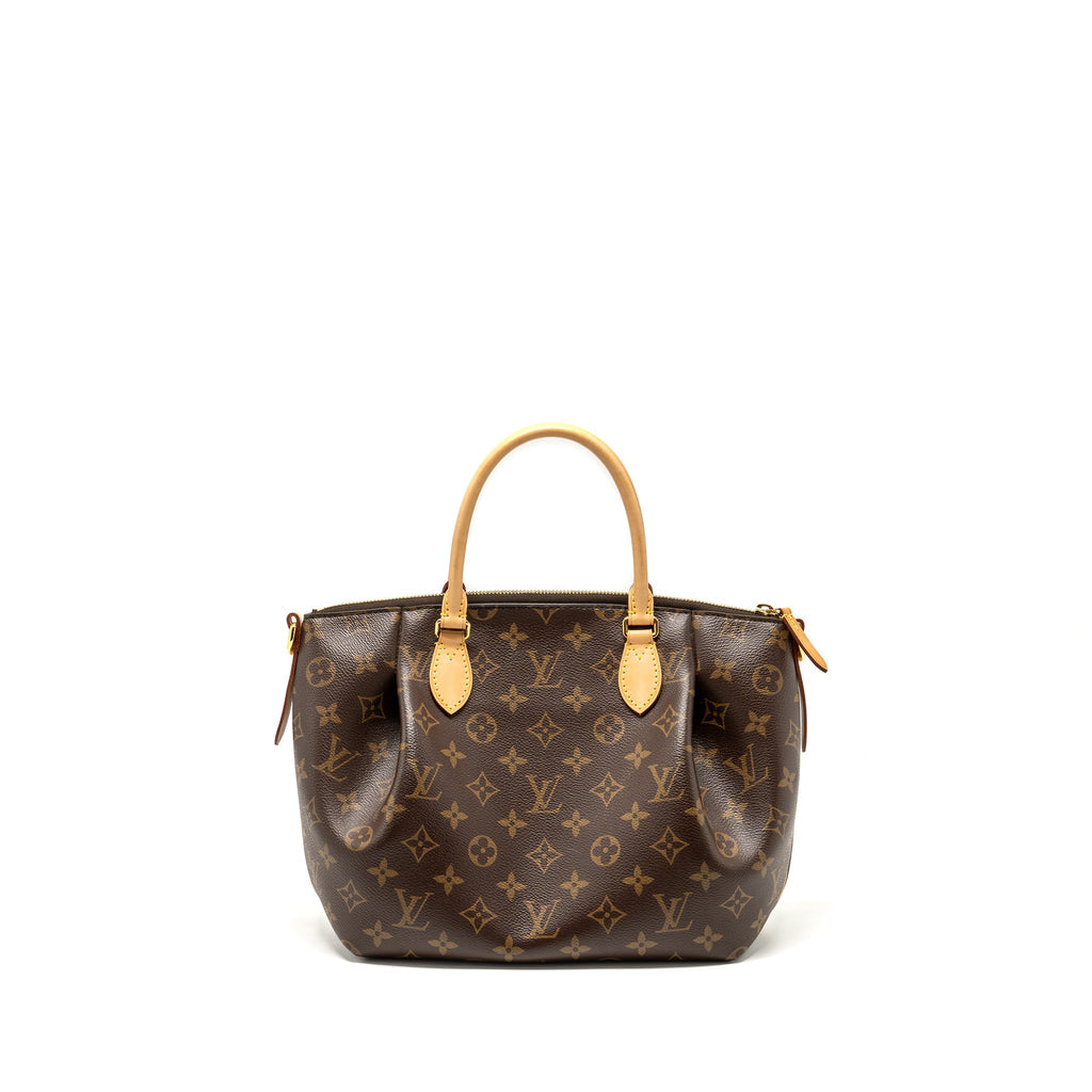 LOUIS VUITTON TURENNE PM BAG MONOGRAM CANVAS BROWN GHW