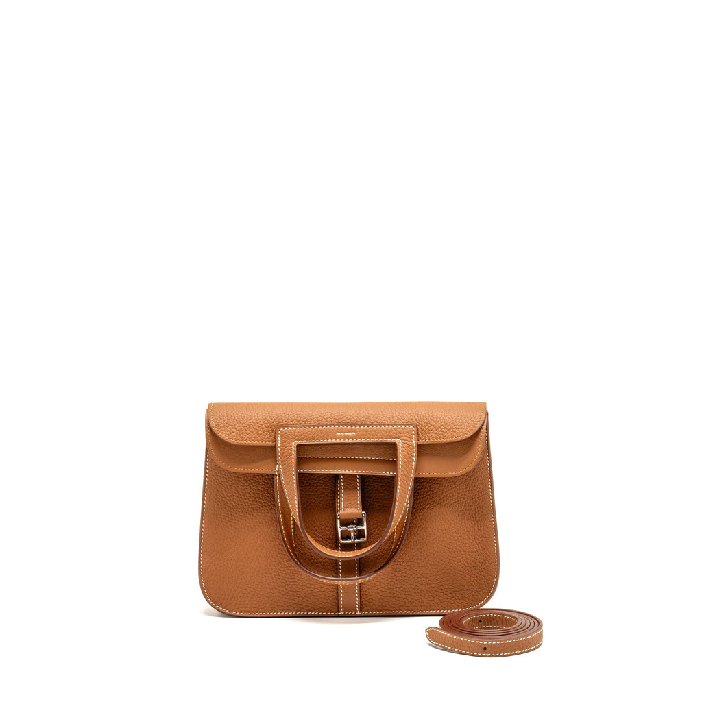 HERMES HALZAN 25 CLEMENCE GOLD SHW