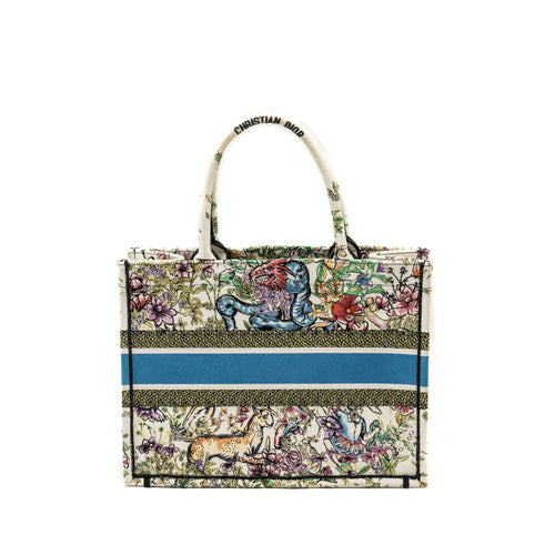 DIOR MEDIUM BOOK TOTE LIMITED CANVAS MULTICOLOUR
