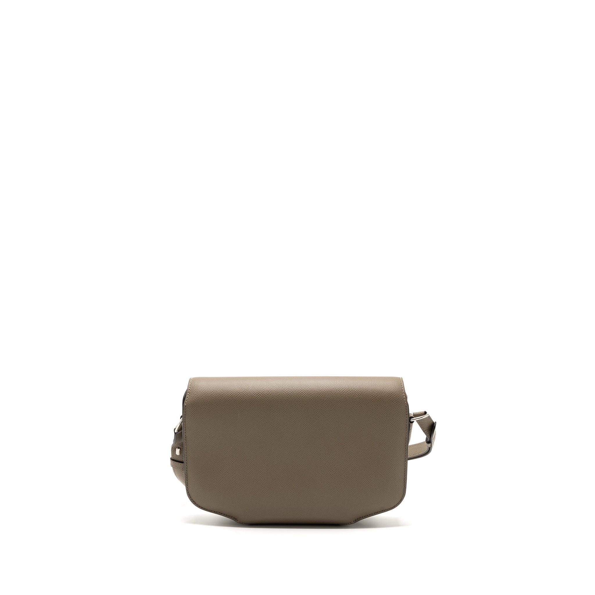 HERMES CHERCHE-MIDI SHOULDER BAG EPSON GRIS ASPHALTE  SHW