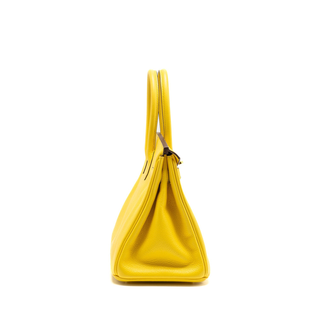 HERMES BIRKIN 30 TAURILLON NOVILLO JAUNE DE NAPLES GHW