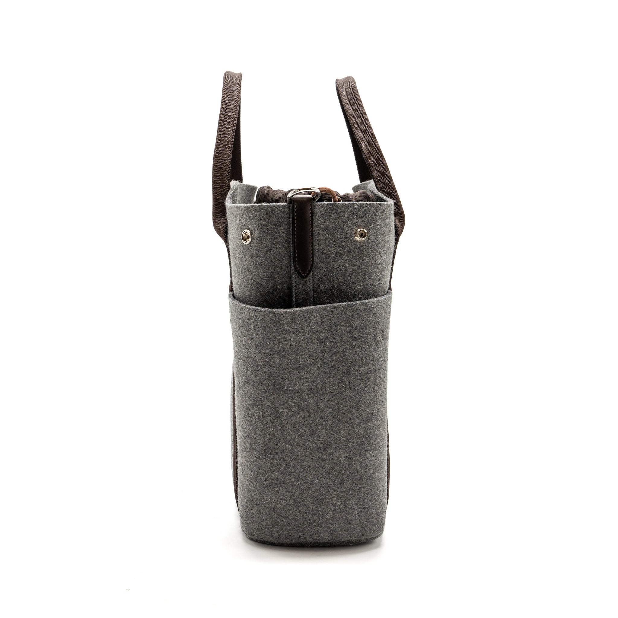 HERMES THE GROOMING BAG WOOL ACIER SHW