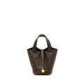 HERMES PICOTIN 18 LOCK BAG BARENIA FAUBOURG EBENE GHW