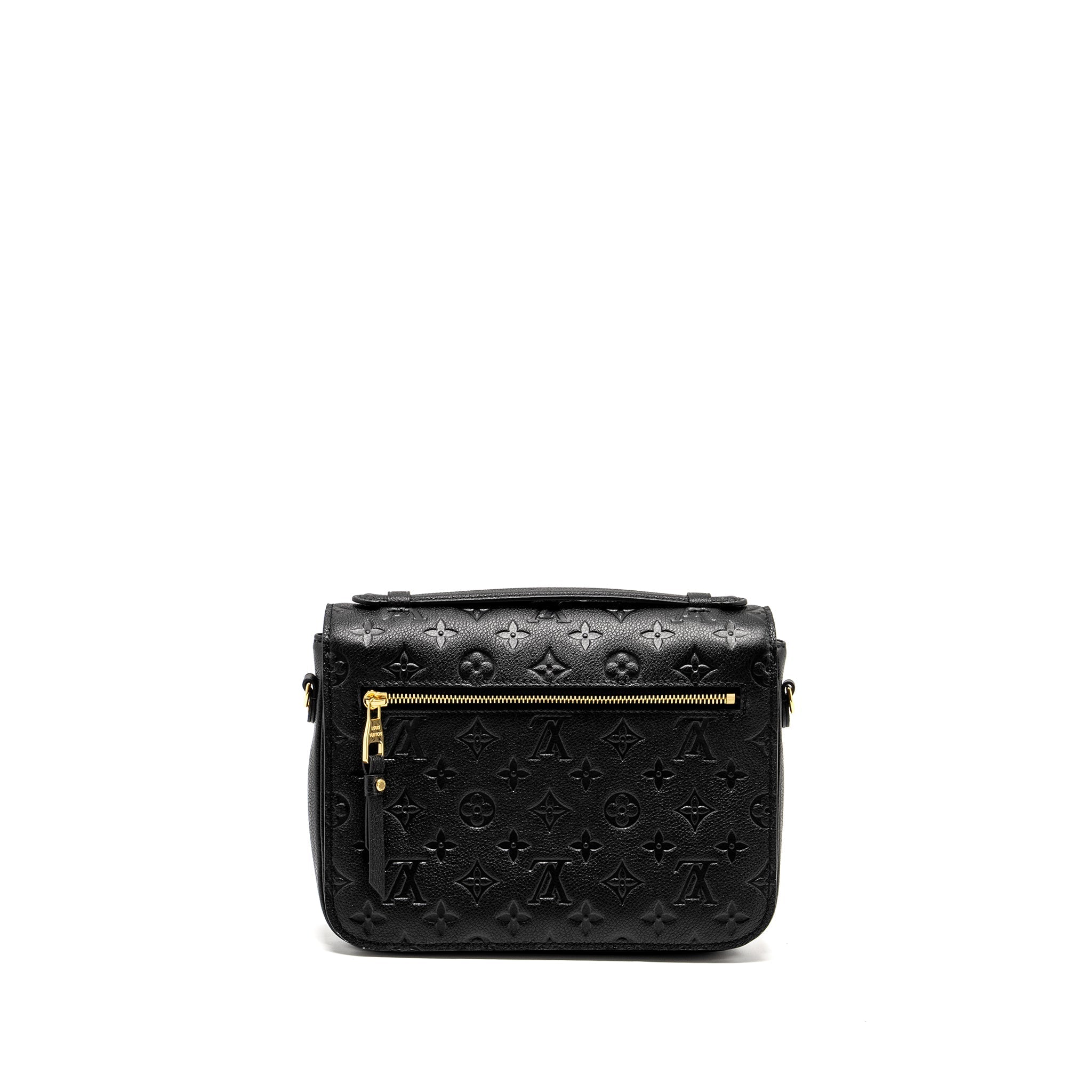 LOUIS VUITTON POCHETTE METIS MONOGRAM EMPREINTE BLACK GHW