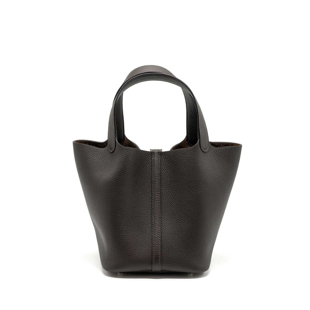 HERMES PICOTIN 22 LOCK BAG CLEMENCE EBENE SHW