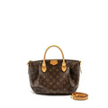 LOUIS VUITTON TURENNE PM BAG MONOGRAM CANVAS BROWN GHW
