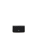 CHANEL CLASSIC CC LONG WALLET CAVIAR BLACK GHW