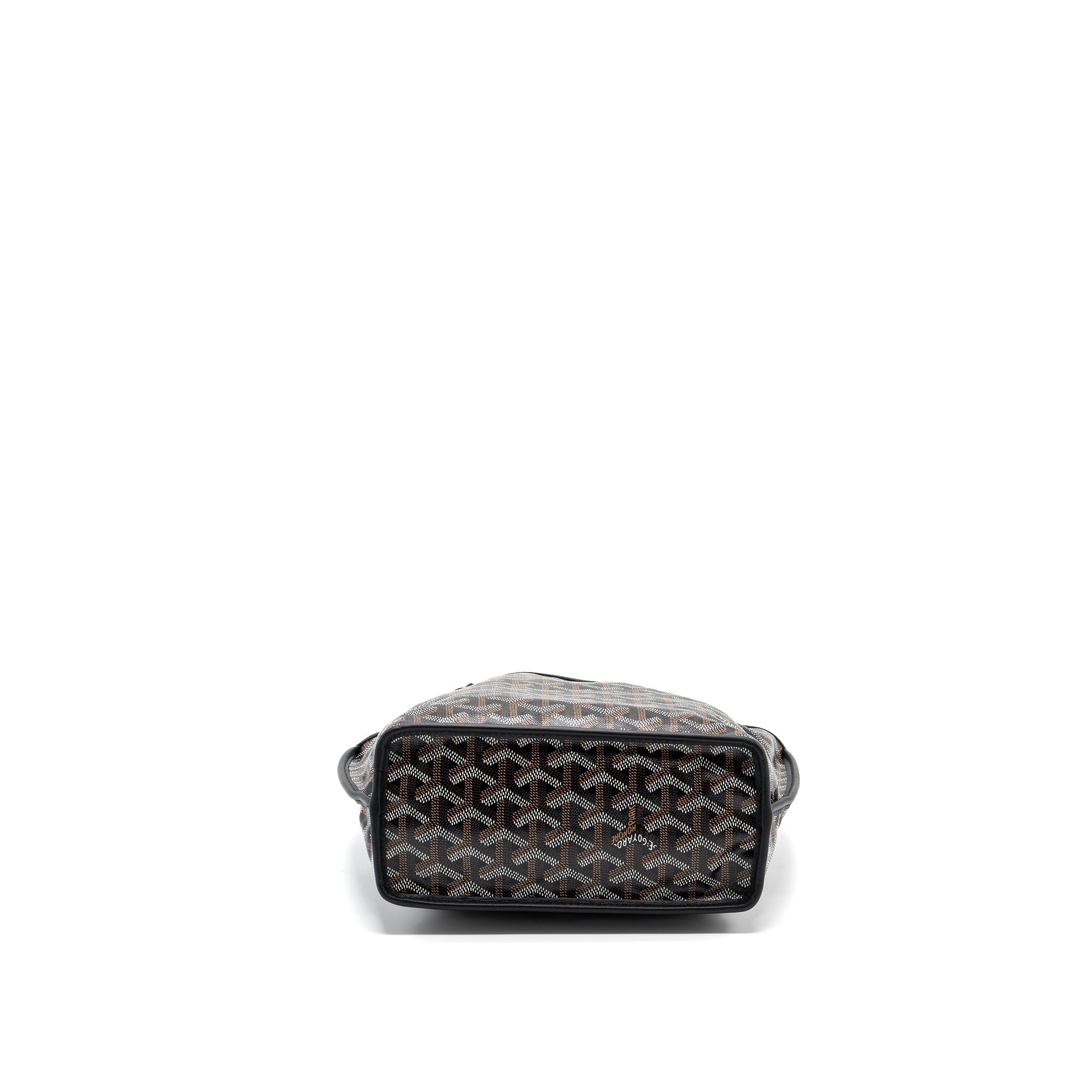 GOYARD ANJOU MINI BAG CANVAS/CALFSKIN BLACK SHW