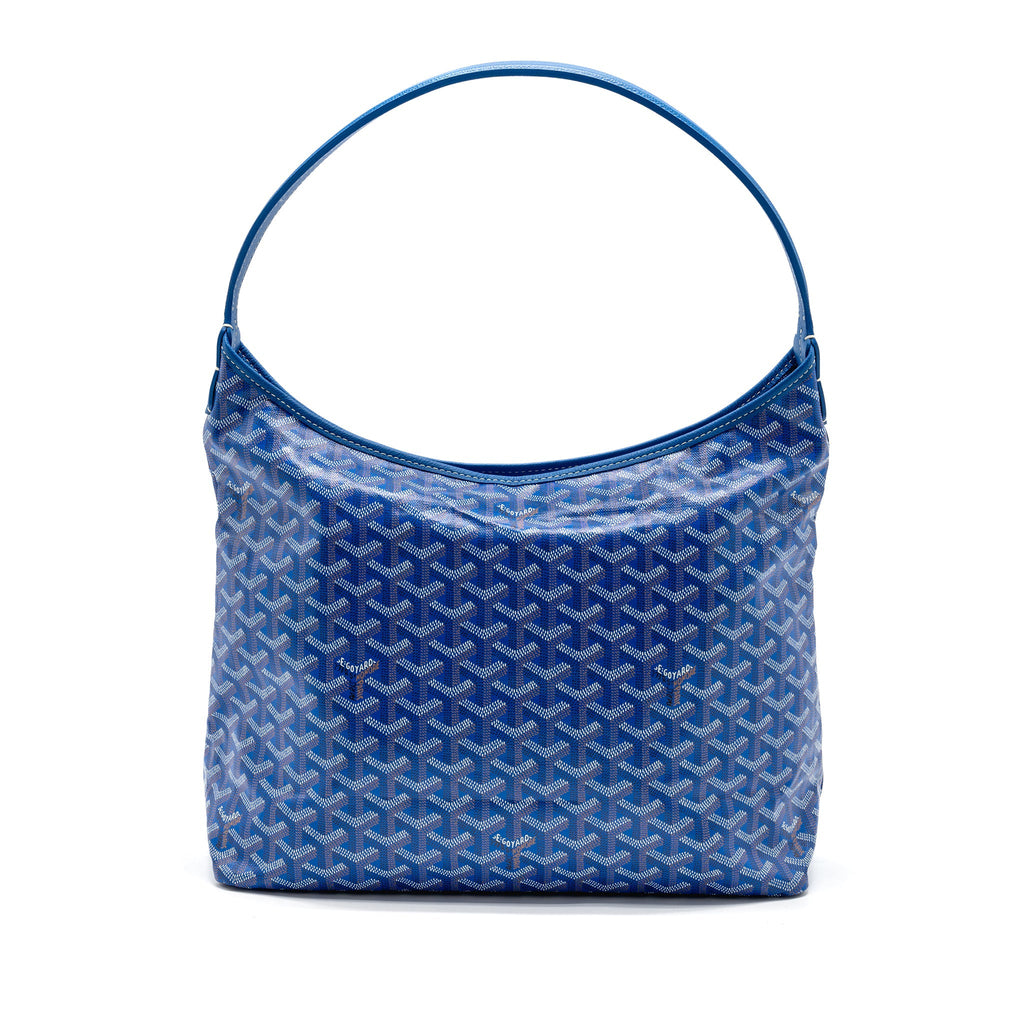 GOYARD BOHEME HOBO BAG GOYARDLINE CANVAS BLUE SHW