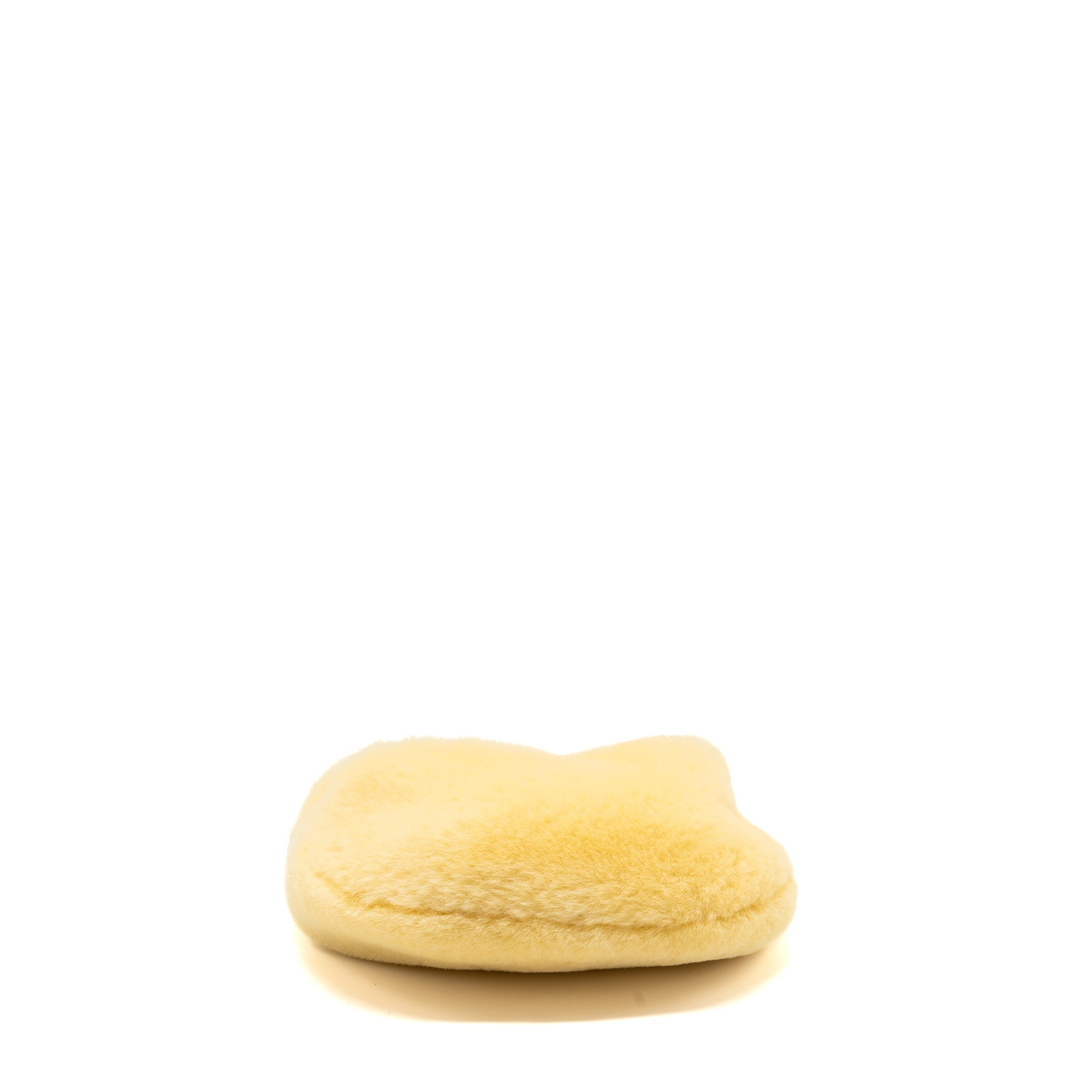 BOTTEGA VENETA MINI JODIE TEDDY SHEARLING LIGHT YELLOW