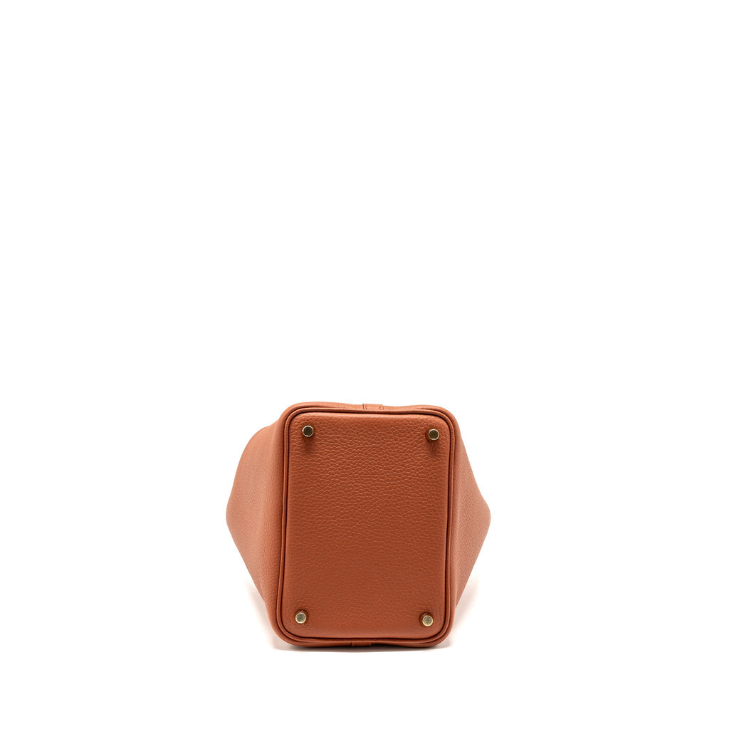 HERMES PICOTIN 18 LOCK BAG CLEMENCE CUIVRE GHW