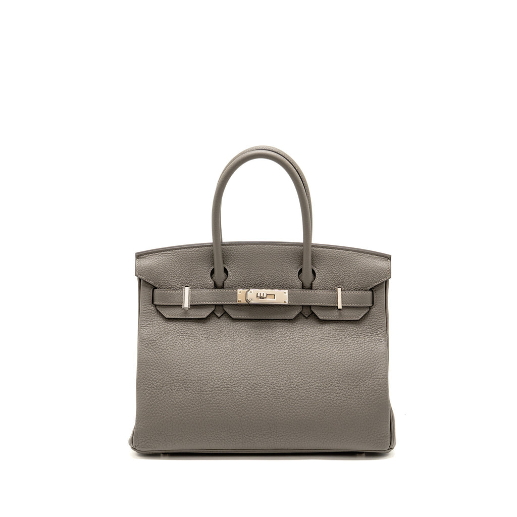 HERMES BIRKIN 30 TOGO GRIS MEYER SHW