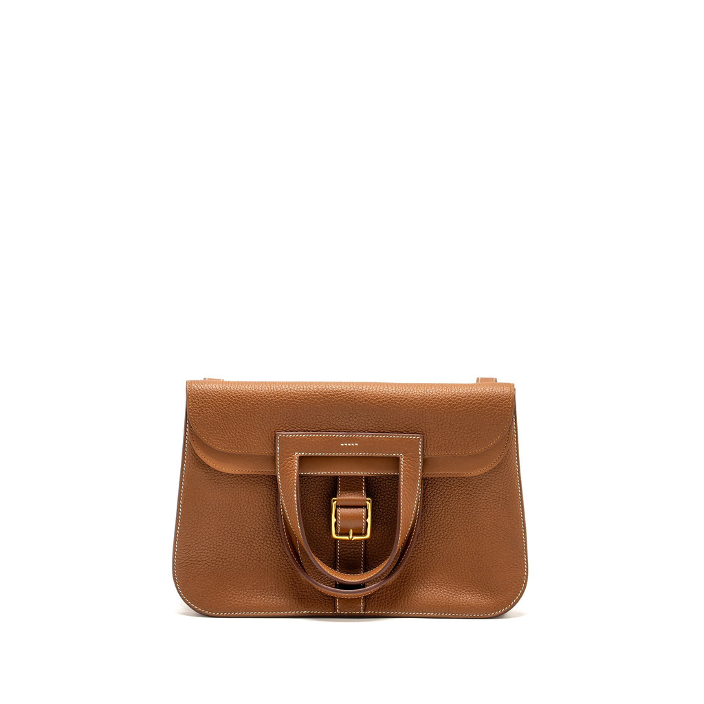 HERMES HALZAN 31 CLEMENCE GOLD GHW