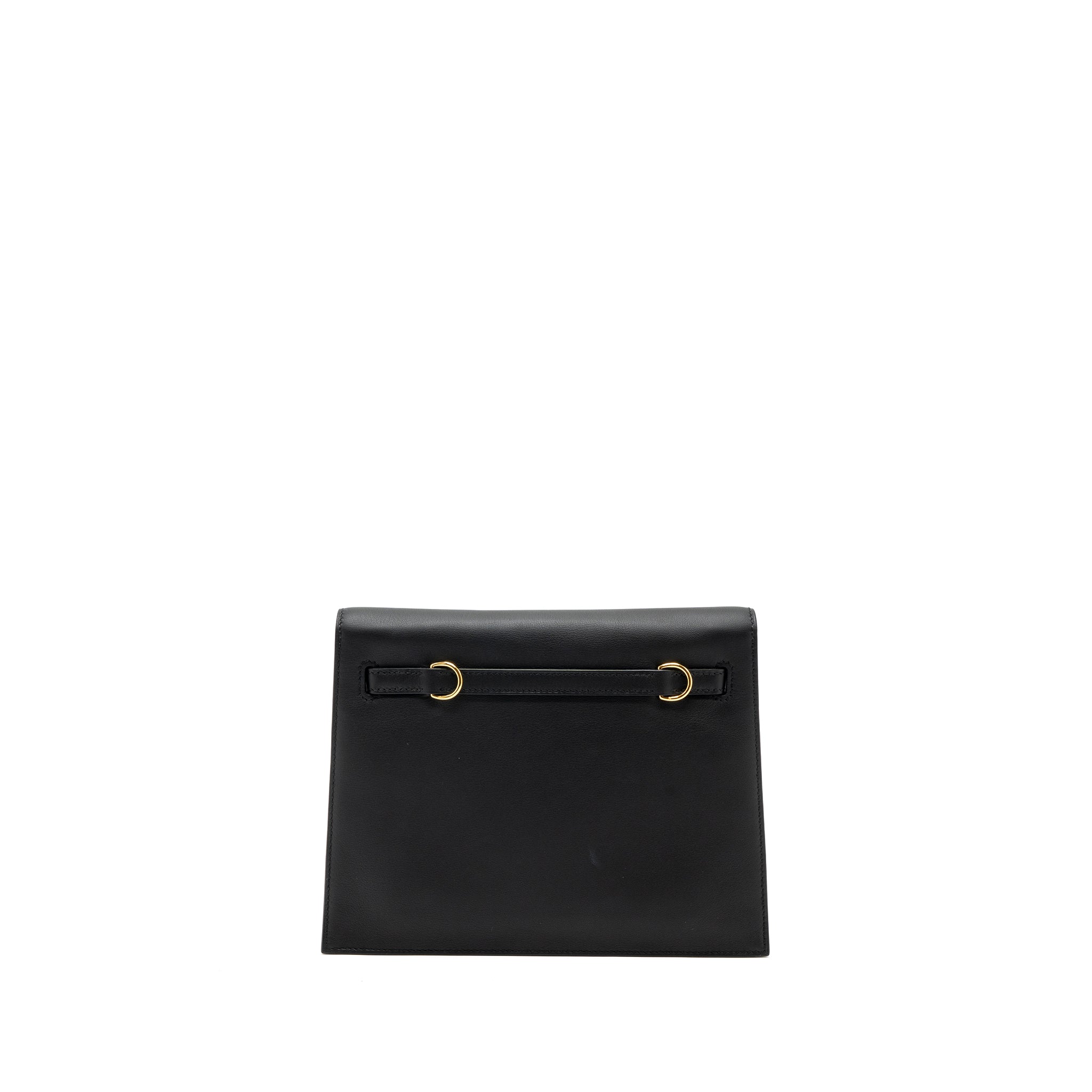 HERMES KELLY DANSE SWIFT BLACK GHW