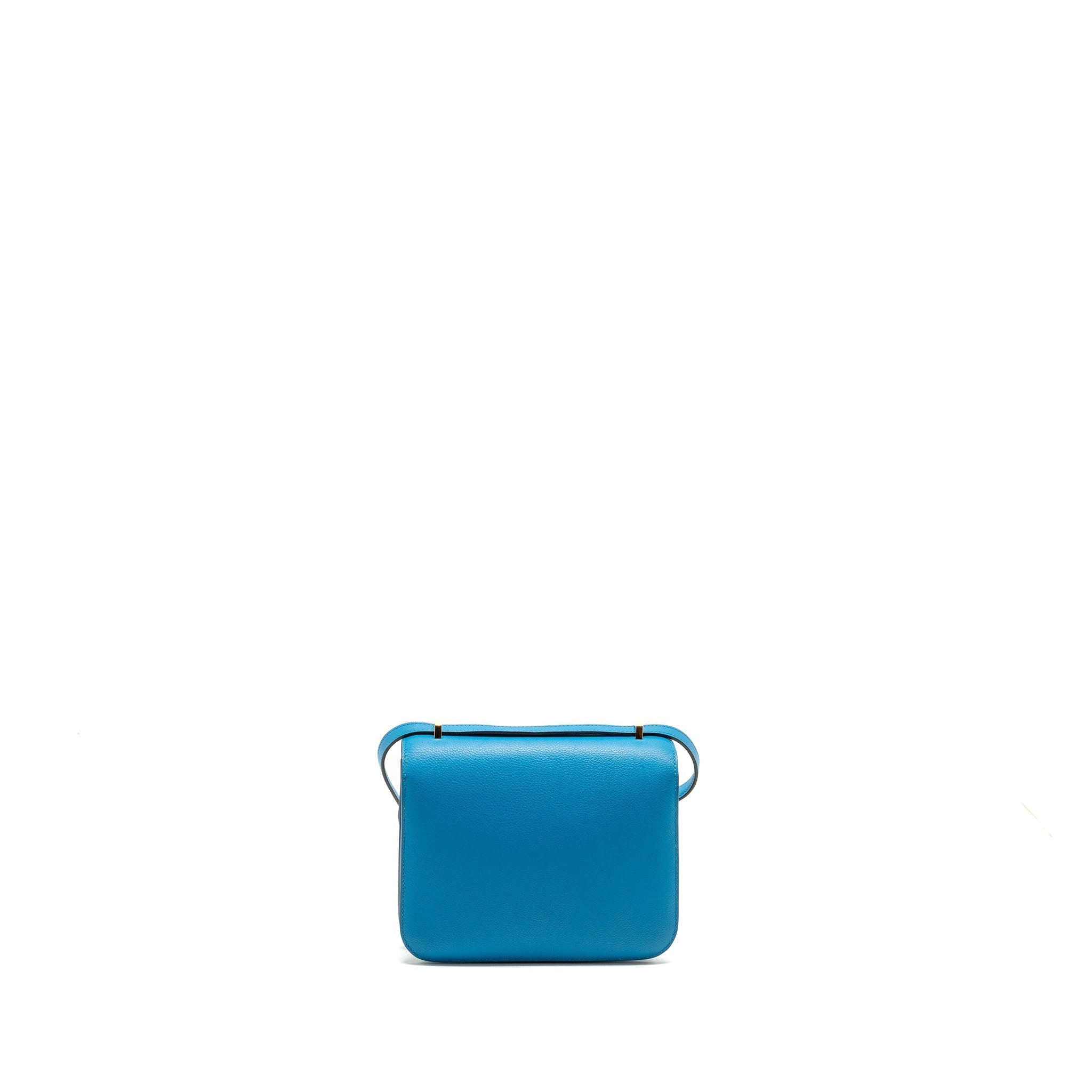 HERMES MINI CONSTANCE EVERCOLOR B3 BLEU ZANZIBAR GHW