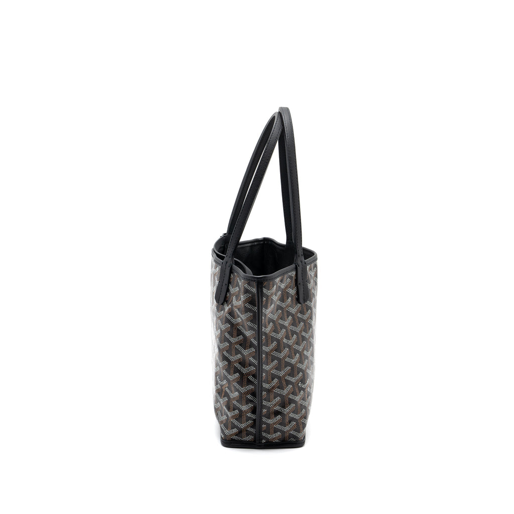 GOYARD ANJOU MINI BAG CANVAS/CALFSKIN BLACK SHW