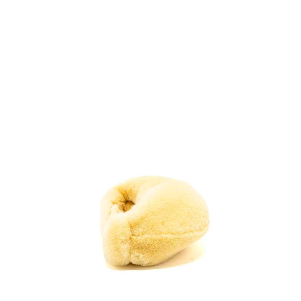BOTTEGA VENETA MINI JODIE TEDDY SHEARLING LIGHT YELLOW