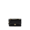 CHANEL MEDIUM CLASSIC DOUBLE FLAP BAG CAVIAR BLACK GHW