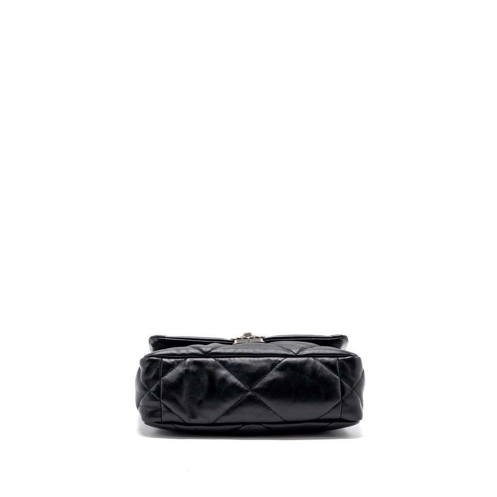 CHANEL SMALL 19 BAG LAMBSKIN BLACK MULTICOLOUR HARDWARE(MICROCHIP)