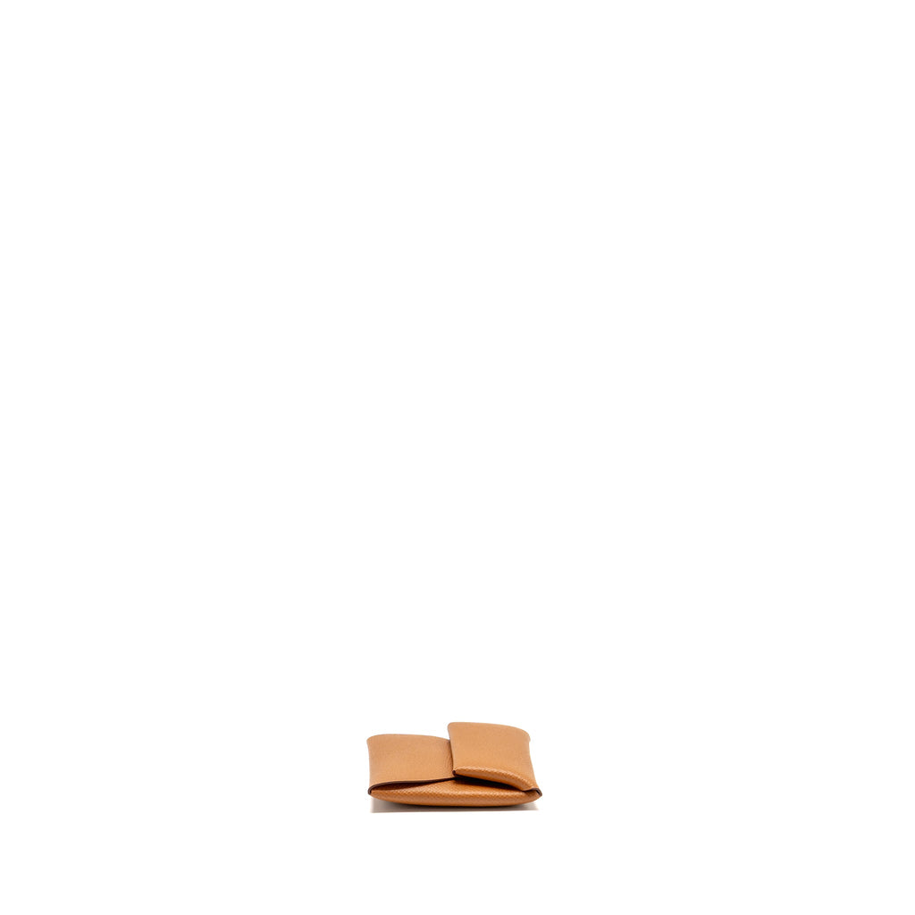 HERMES BASTIA CHANGE PURSE EPSOM GOLD