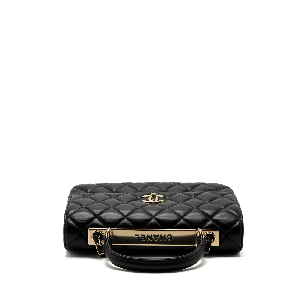 CHANEL MEDIUM TRENDY CC LAMBSKIN BLACK GHW