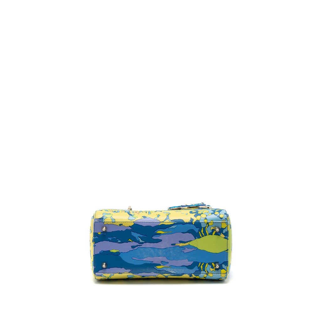 DIOR MEDIUM LADY DIOR BAG MULTICOLOUR LGHW