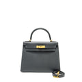 HERMES KELLY 28 EPSOM VERT AMANDE GHW