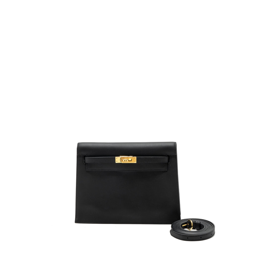 HERMES KELLY DANSE SWIFT BLACK GHW