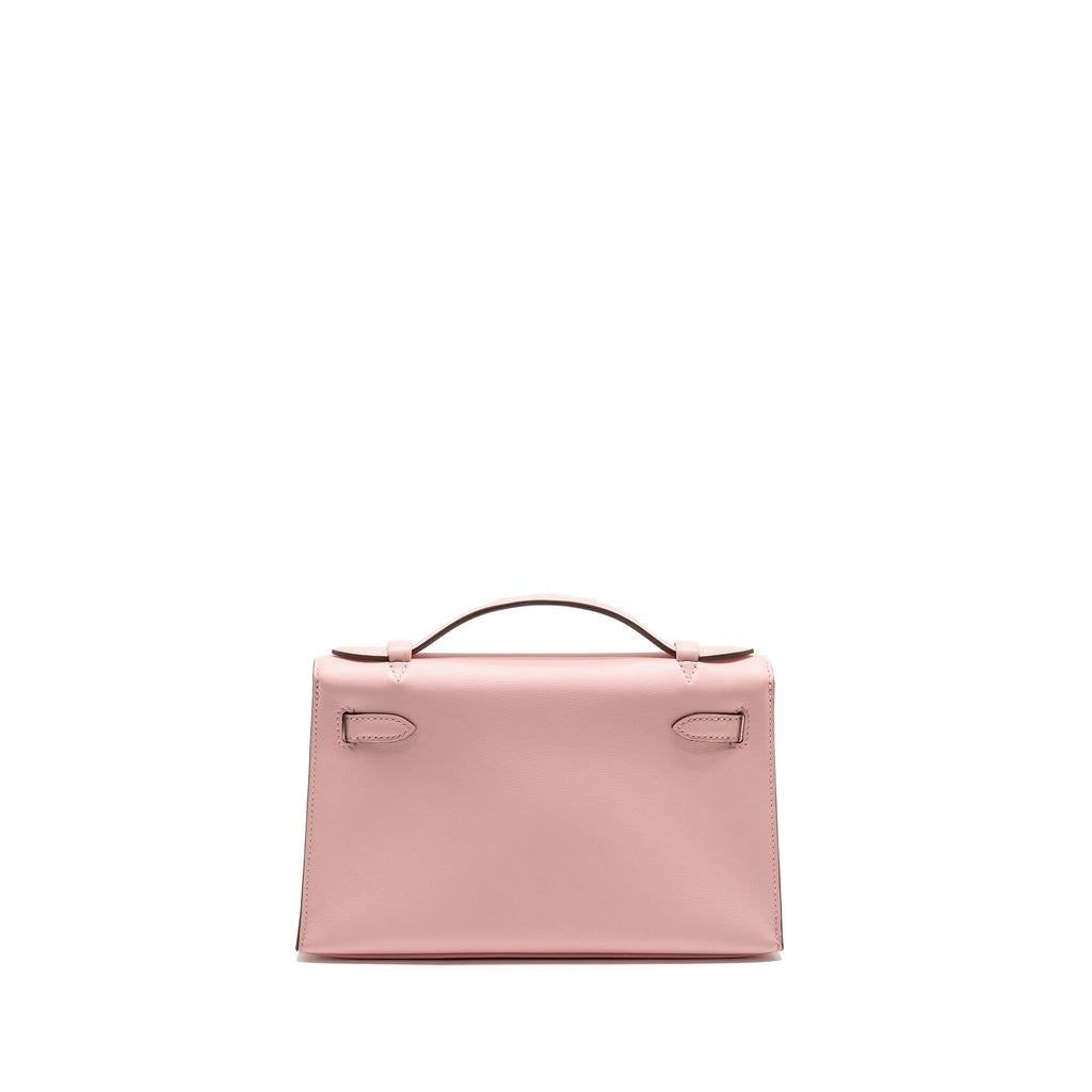 HERMES KELLY POCHETTE SWIFT ROSE SAKURA SHW