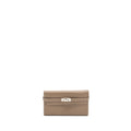 HERMES KELLY CLASSIC LONG WALLET EPSOM ETOUPE SHW