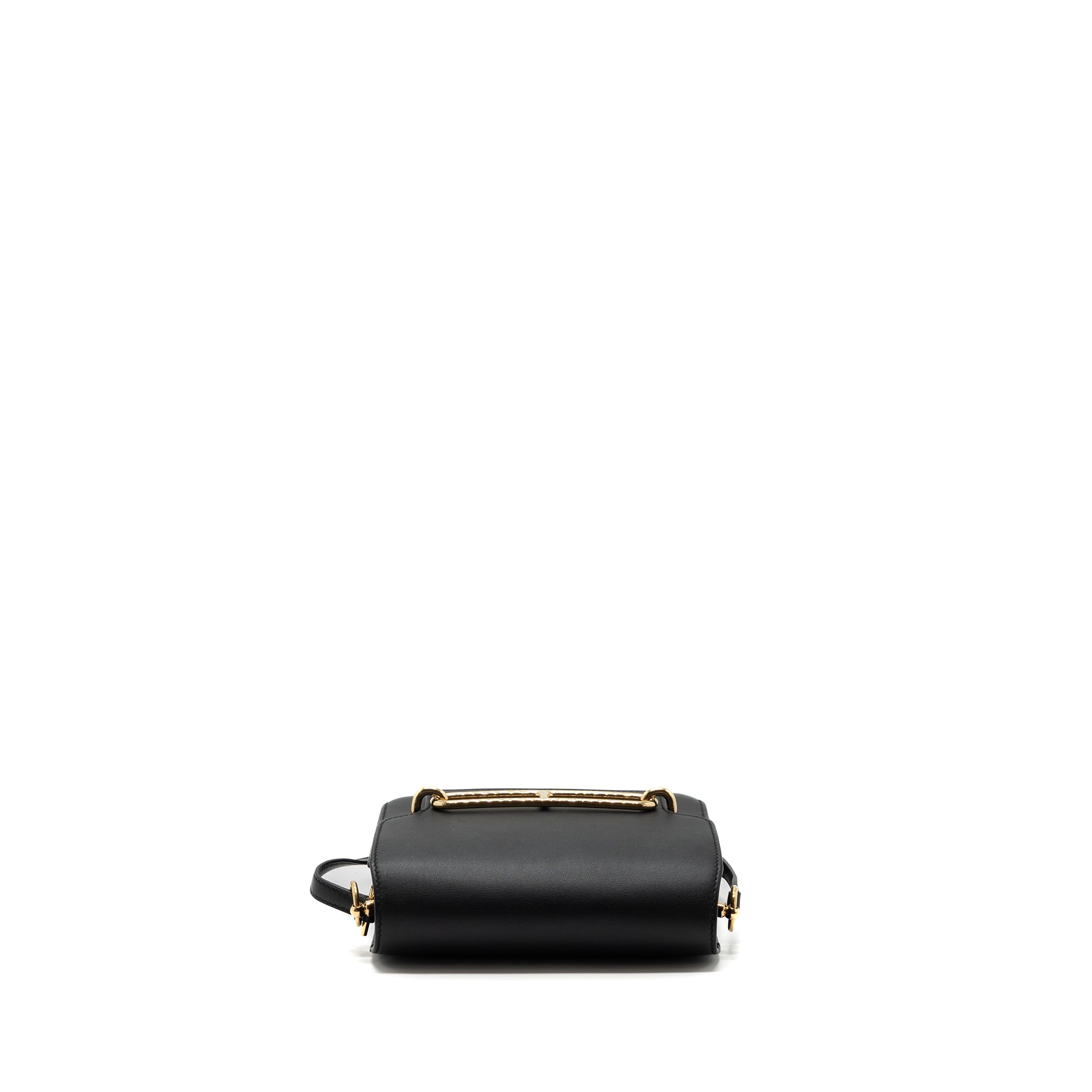 HERMES MINI ROULIS SWIFT BLACK GHW