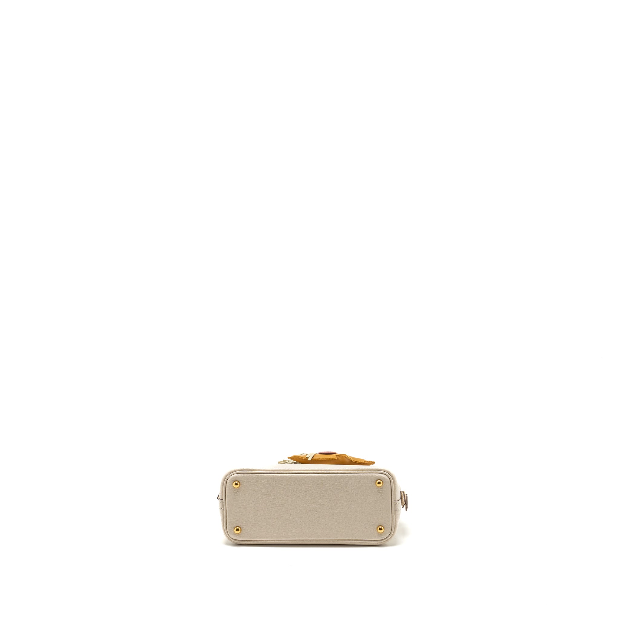 HERMES MINI BOLIDE CHÈVRE MYSORE NATA GHW