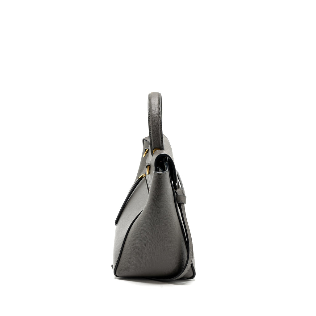 CELINE MICRO BELT BAG CALFSKIN GREY GHW
