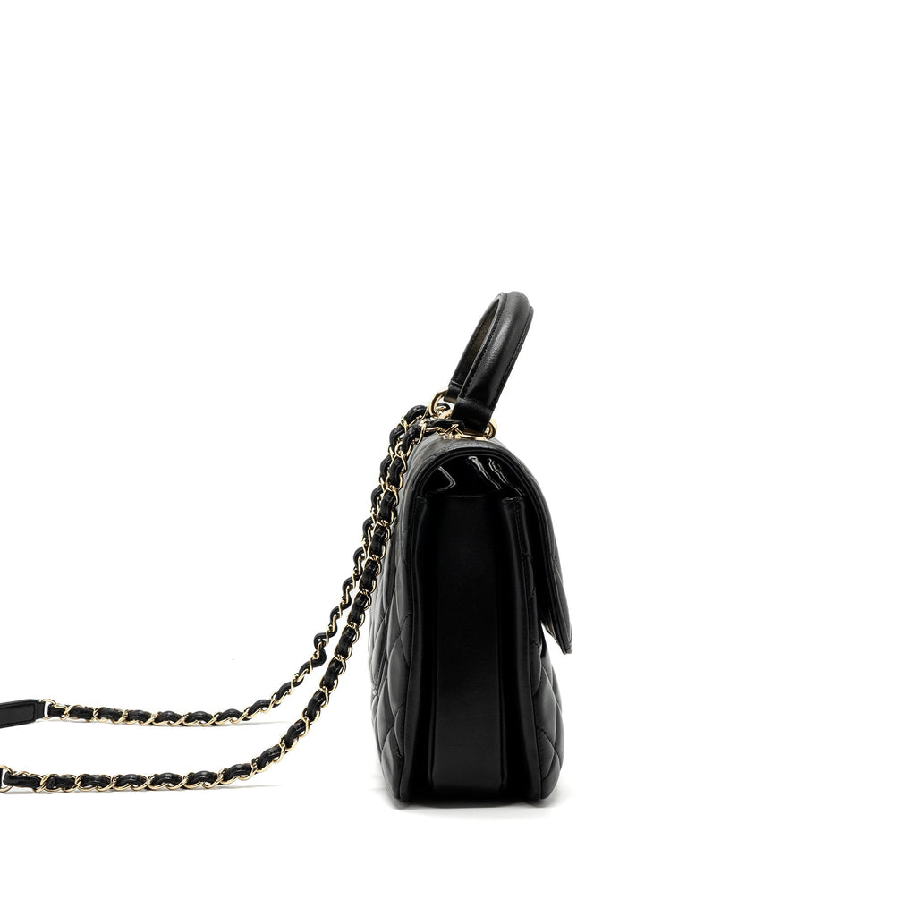CHANEL MEDIUM TRENDY CC LAMBSKIN BLACK GHW