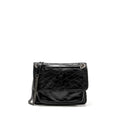 SAINT LAURENT MEDIUM NIKI CALFSKIN BLACK RUTHENIUM HARDWARE