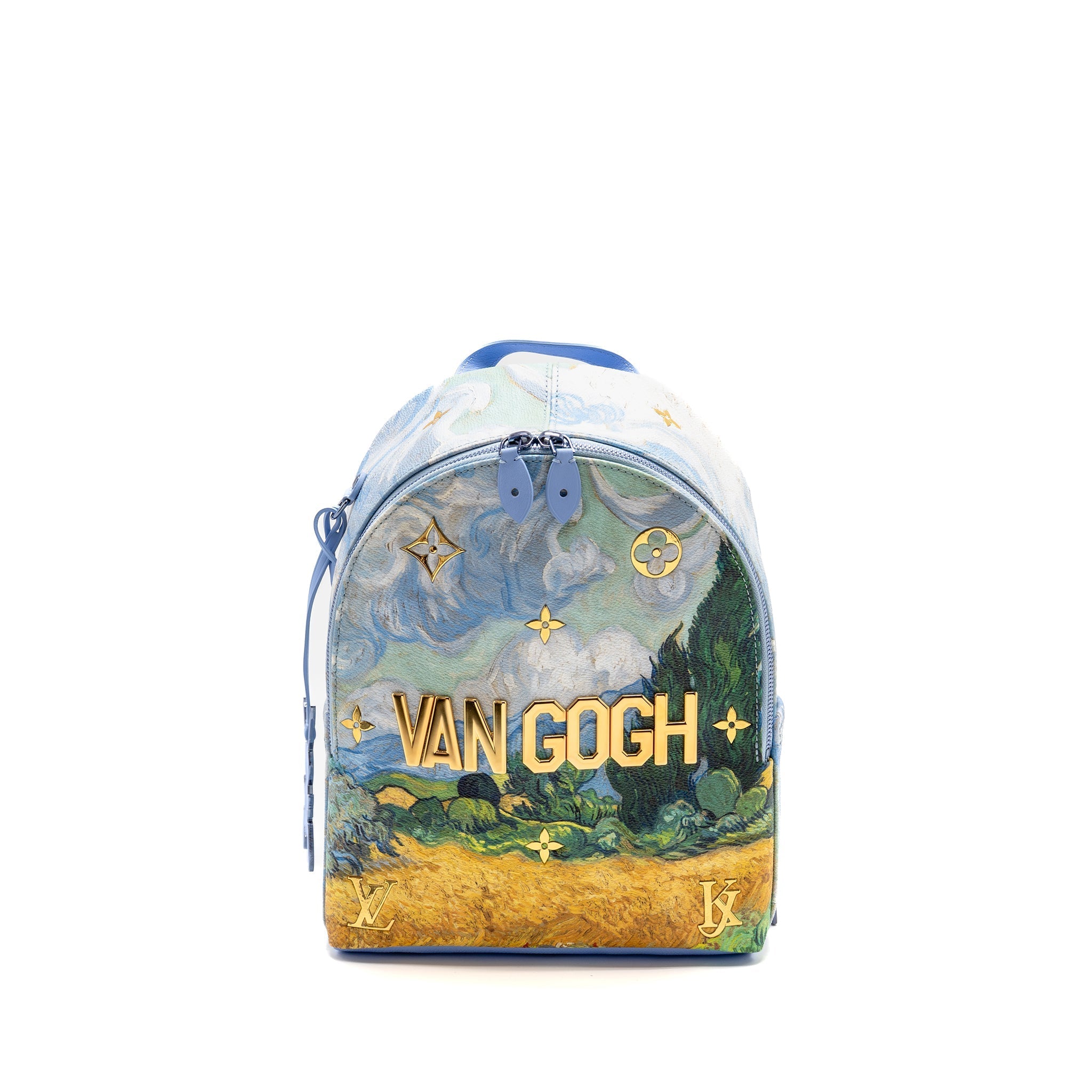 LOUIS VUITTON JEFF KOONS VAN GOGH PALM SPRINGS BACKPACK MONOGRAM MULTICOLOUR GHW