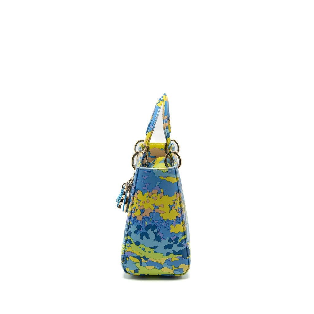 DIOR MEDIUM LADY DIOR BAG MULTICOLOUR LGHW