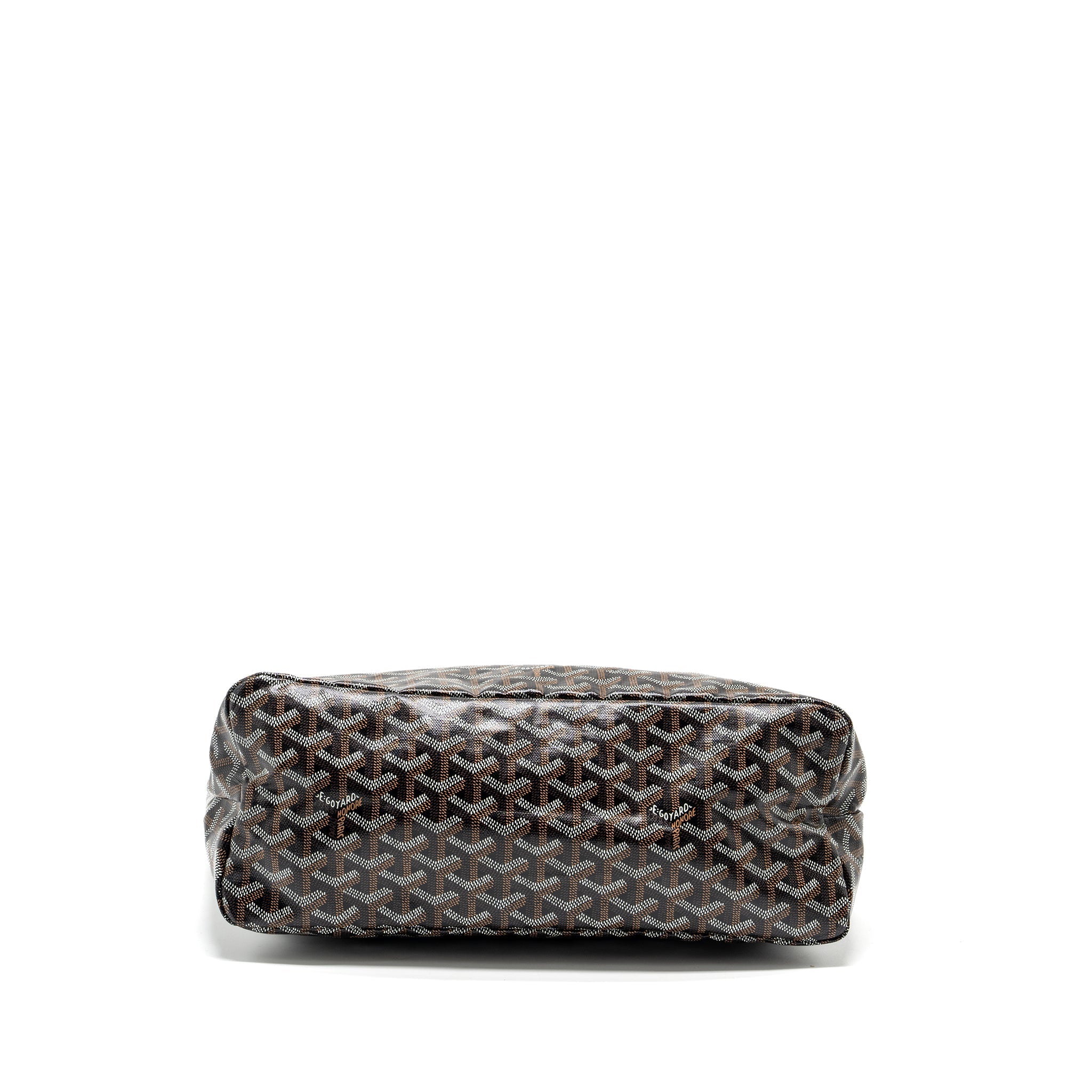 GOYARD BOHEME HOBO BAG GOYARDLINE CANVAS/CALFSKIN BLACK SHW